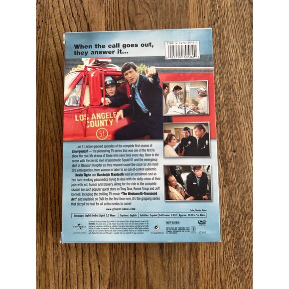 Emergency! Season One DVD Box Set Drama TV Show Series - Picture 4 of 4